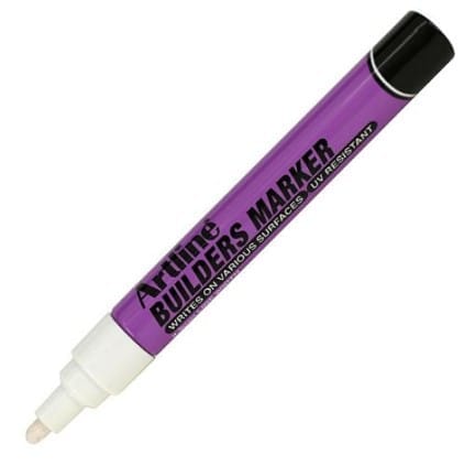 ปากกาเคมี ARTLINE EKPR-BDM หัวกลม 2.3 มม. สี ขาว_0